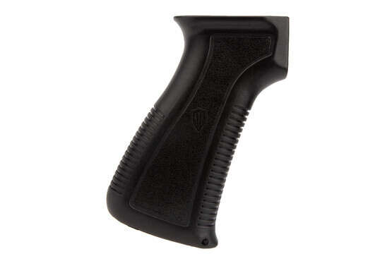 ProMag black polymer OPFOR pistol grip is compatible with most Aks on the market and made in the USA.